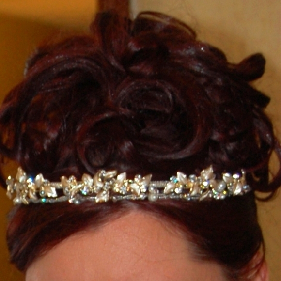 David\'s Bridal double headband main image 4